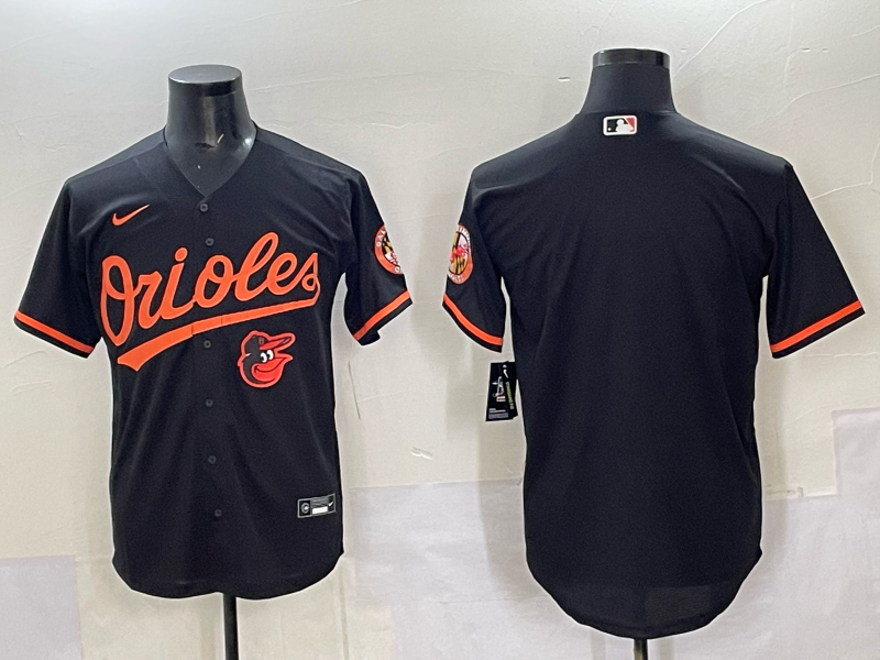 Men 2025 Baltimore Orioles Blank black Nike MLB Jersey style 0326->baltimore orioles->MLB Jersey